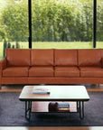 Aero Top Grain 4 Seat Leather Sofa Custom Made to Order - Uptown Sebastian