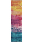 LOOMLAN Rugs Alderra Red Washable Indoor-Outdoor Rug