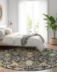 LOOMLAN Rugs Alfreda Black Washable Indoor-Outdoor Rug