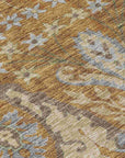 LOOMLAN Rugs Alfreda Orange Washable Indoor-Outdoor Rug