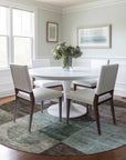 LOOMLAN Rugs Amara Brown Washable Indoor-Outdoor Rug