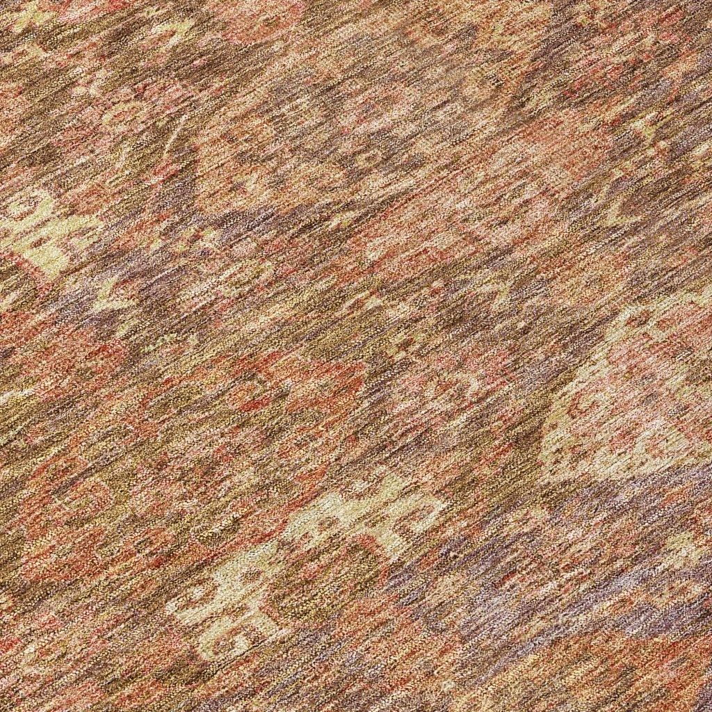LOOMLAN Rugs Ambray Brown Washable Indoor-Outdoor Rug