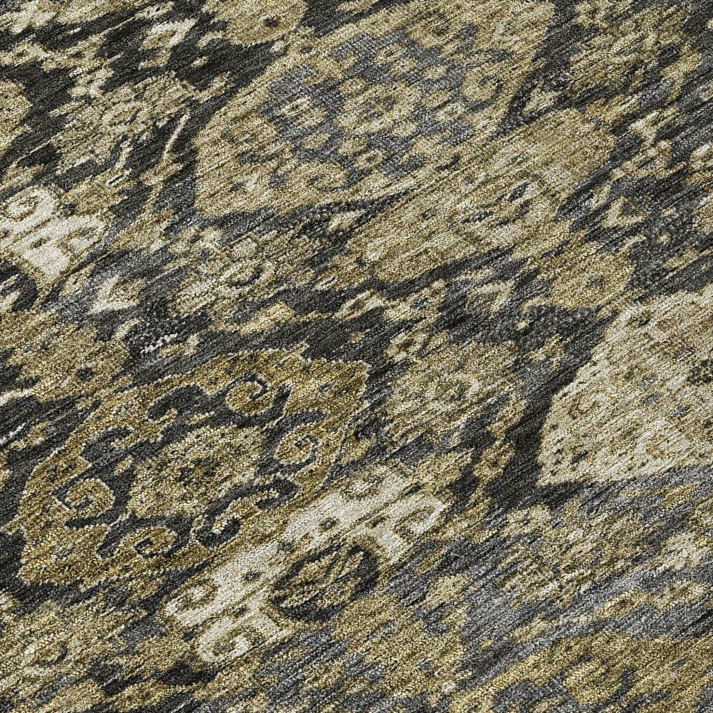 LOOMLAN Rugs Ambray Gray Washable Indoor-Outdoor Rug