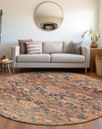 LOOMLAN Rugs Ambray Orange Washable Indoor-Outdoor Rug