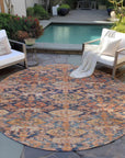 LOOMLAN Rugs Ambray Orange Washable Indoor-Outdoor Rug