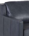 Anders Leather Club Chair Handcrafted and Made to Order - Uptown Sebastian