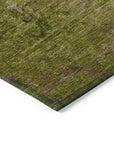 LOOMLAN Rugs Anjari Green Washable Indoor-Outdoor Rug