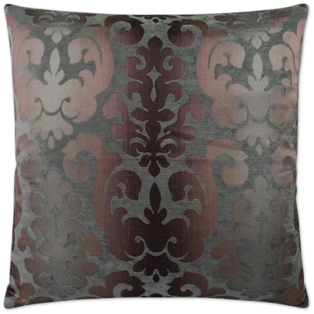 D.V. Kap Aquitaine Grey Throw Pillow With Insert