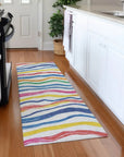 LOOMLAN Rugs Arayndra Ivory Washable Indoor-Outdoor Rug