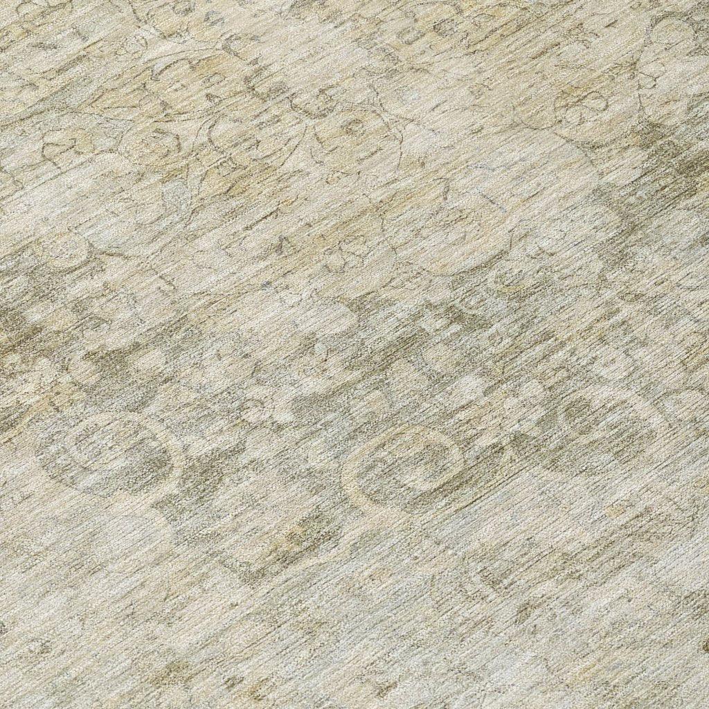 LOOMLAN Rugs Arienne Green Washable Indoor-Outdoor Rug