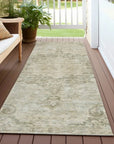 LOOMLAN Rugs Arienne Green Washable Indoor-Outdoor Rug