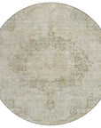 LOOMLAN Rugs Arienne Green Washable Indoor-Outdoor Rug