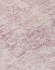 LOOMLAN Rugs Arienne Pink Washable Indoor-Outdoor Rug
