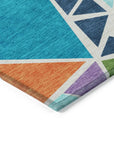 LOOMLAN Rugs Aristea White Washable Indoor-Outdoor Rug