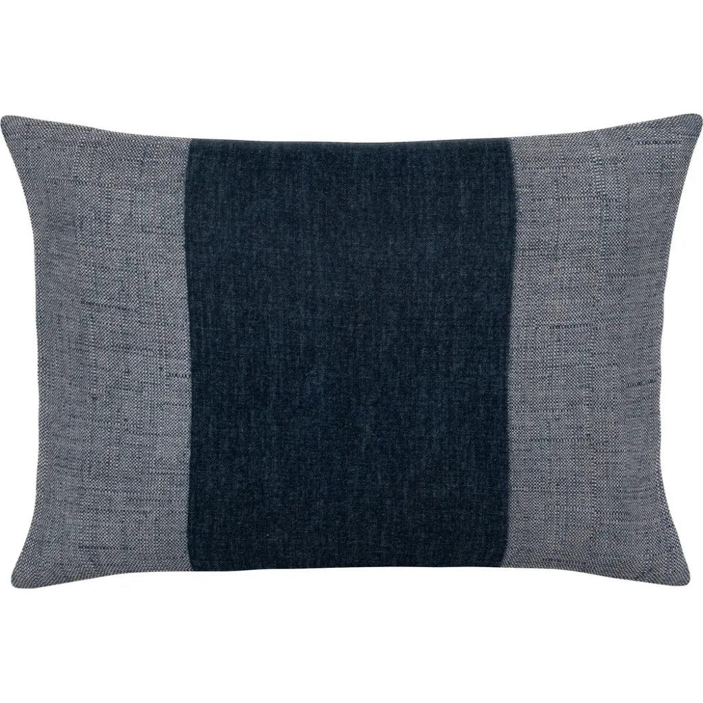 Arlo Indigo Handmade Outdoor Pillow - LOOMLAN - Earnest Collection - Outdoor Pillows