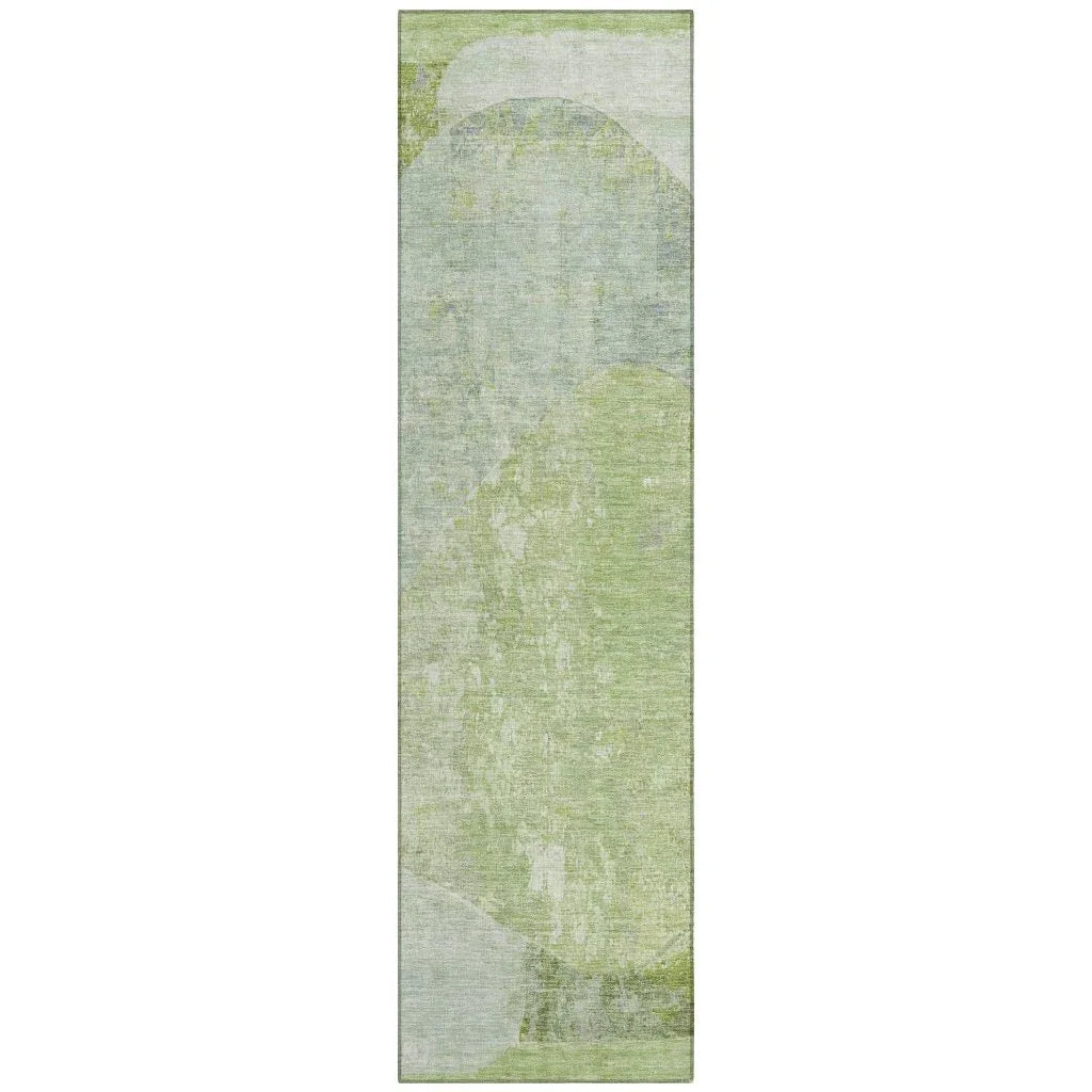 LOOMLAN Rugs Armalise Aloe Washable Indoor-Outdoor Rug