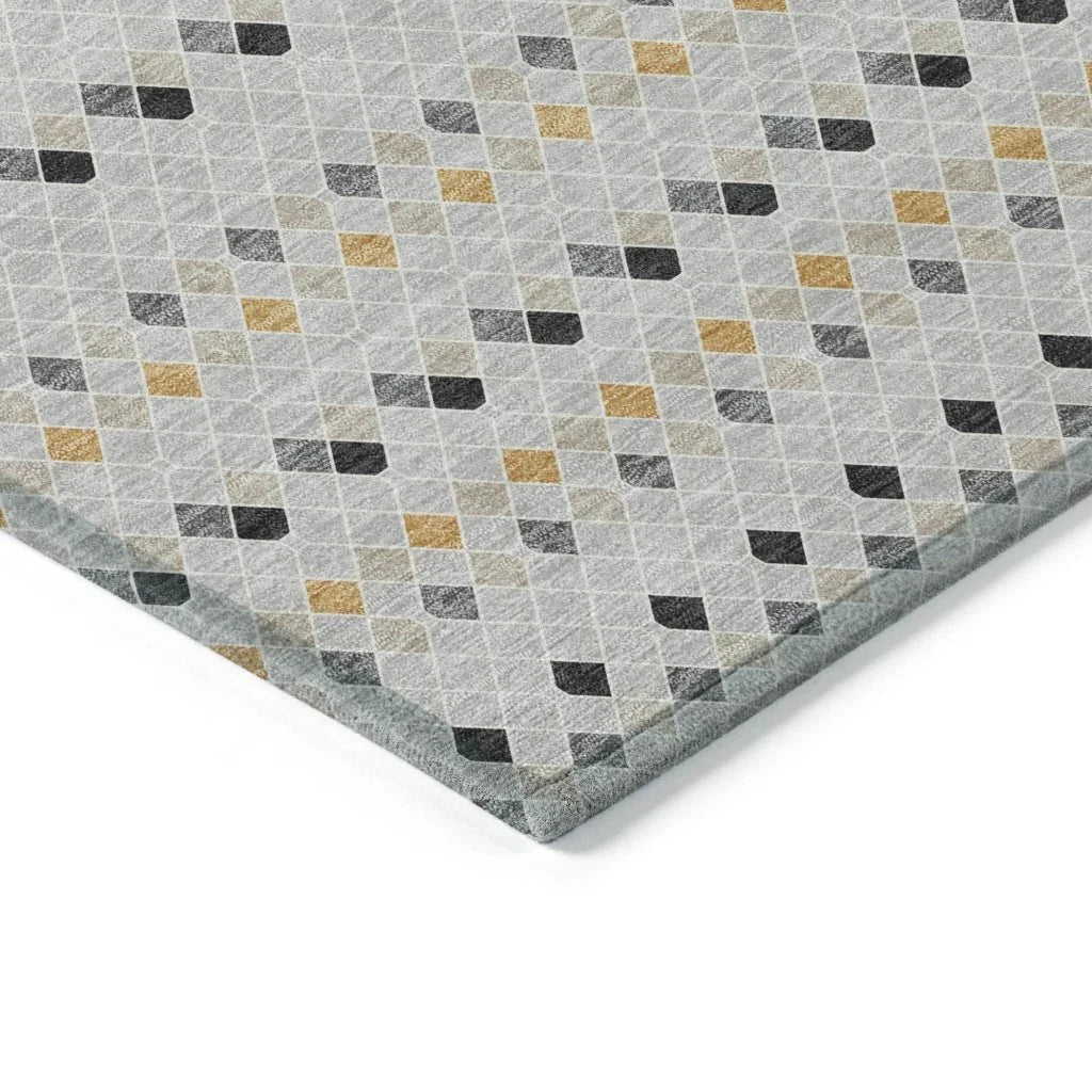 LOOMLAN Rugs Artexa Gray Washable Indoor-Outdoor Rug