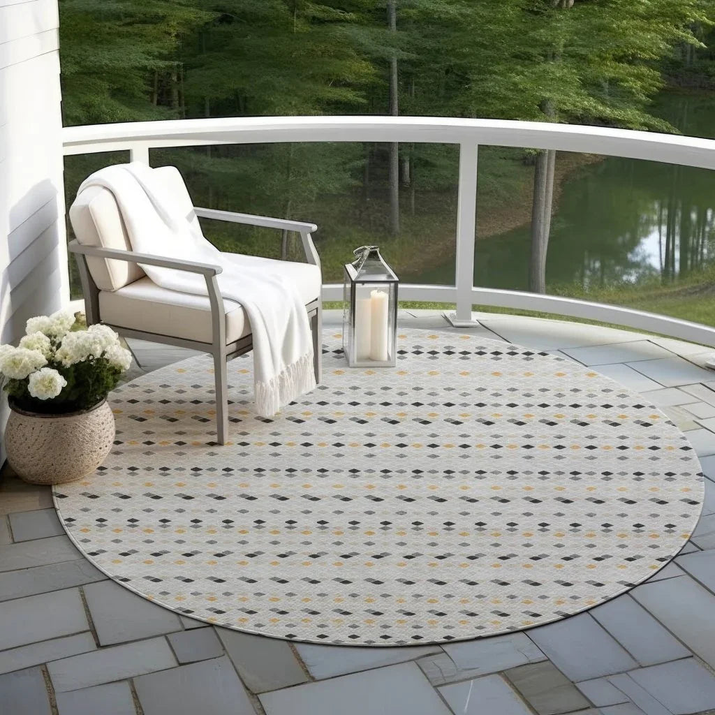 LOOMLAN Rugs Artexa Gray Washable Indoor-Outdoor Rug