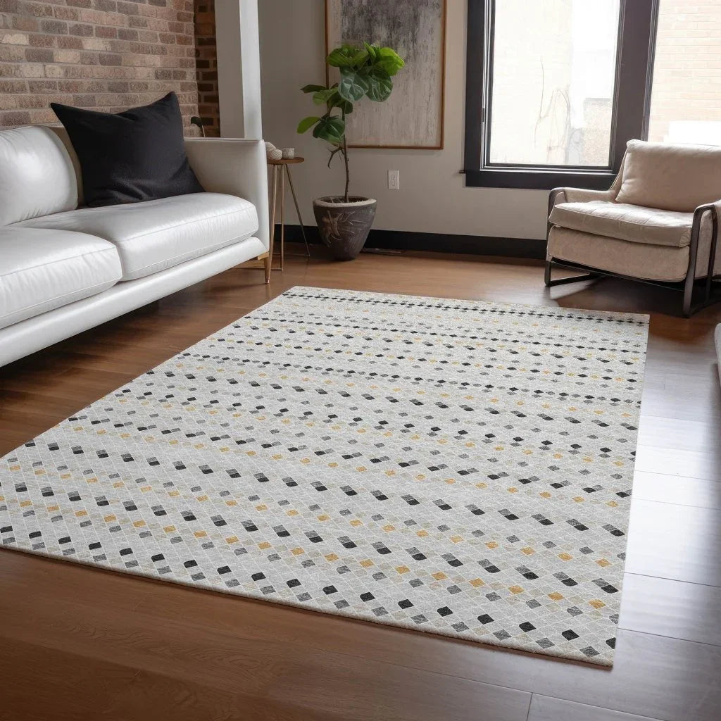 LOOMLAN Rugs Artexa Gray Washable Indoor-Outdoor Rug