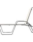 Aruba II Sling High Bed Lay-flat Stacking Chaise-Outdoor Chaises-Telescope-LOOMLAN