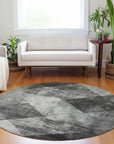 LOOMLAN Rugs Arvaya Gray Washable Indoor-Outdoor Rug