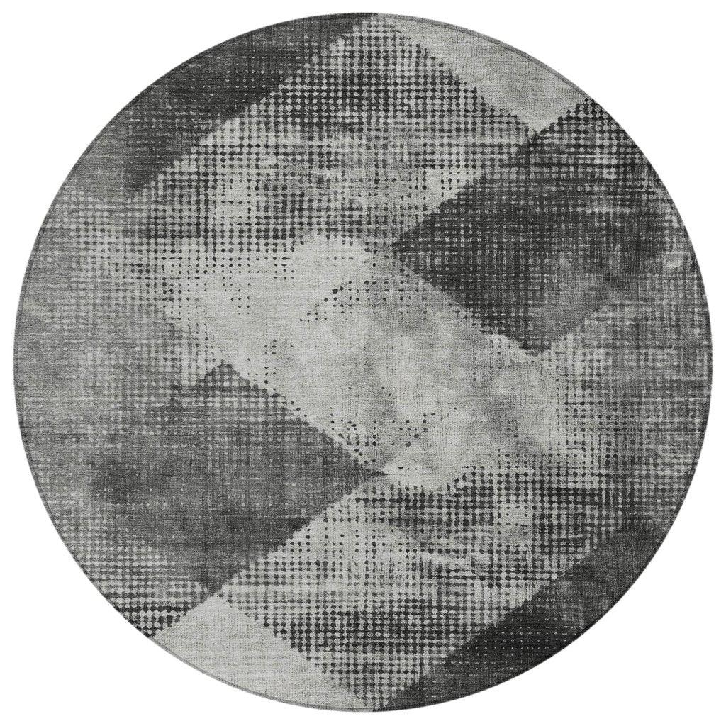 LOOMLAN Rugs Arvaya Gray Washable Indoor-Outdoor Rug