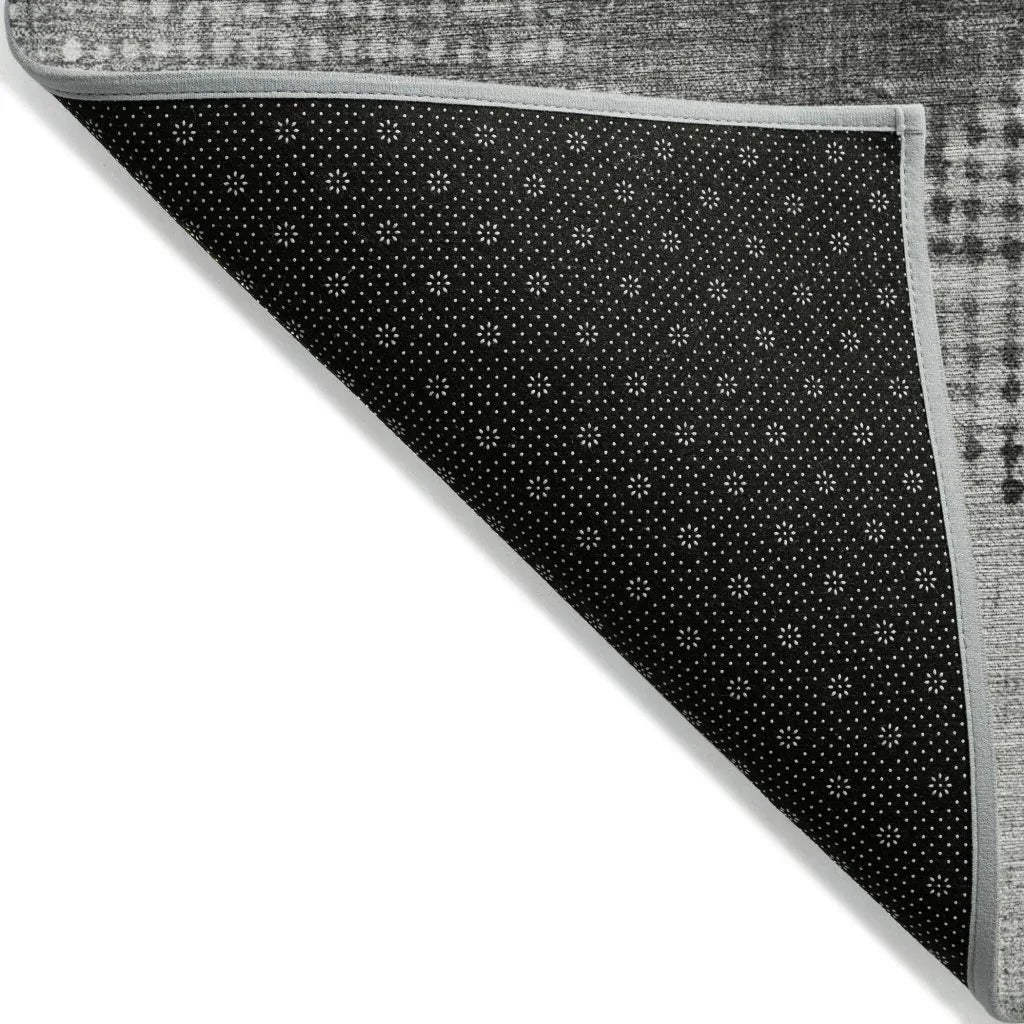 LOOMLAN Rugs Arvaya Gray Washable Indoor-Outdoor Rug