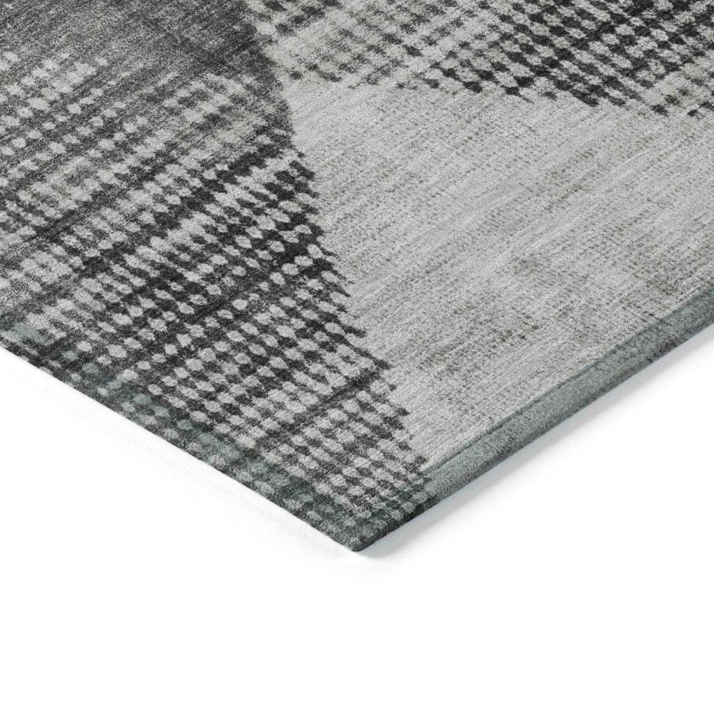 LOOMLAN Rugs Arvaya Gray Washable Indoor-Outdoor Rug