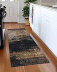 LOOMLAN Rugs Atalika Gray Washable Indoor-Outdoor Rug