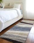 LOOMLAN Rugs Athena Blue Washable Indoor-Outdoor Rug