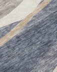 LOOMLAN Rugs Athena Blue Washable Indoor-Outdoor Rug