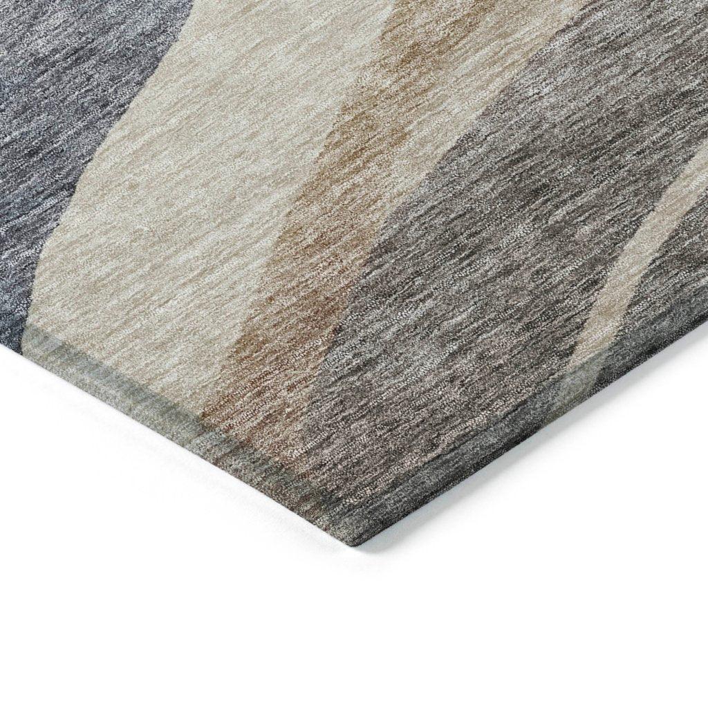 LOOMLAN Rugs Athena Blue Washable Indoor-Outdoor Rug