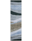 LOOMLAN Rugs Athena Brown Washable Indoor-Outdoor Rug