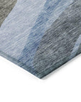 LOOMLAN Rugs Athena Brown Washable Indoor-Outdoor Rug