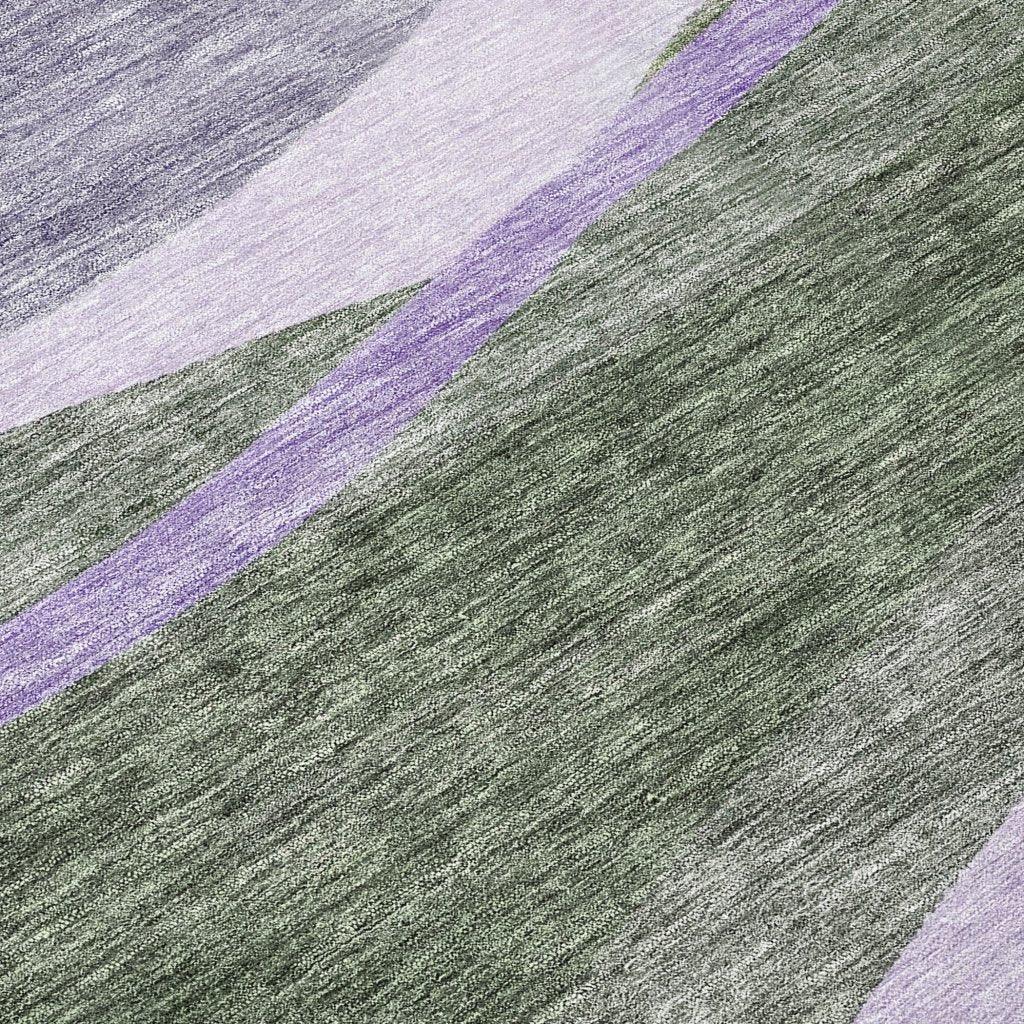 LOOMLAN Rugs Athena Green Washable Indoor-Outdoor Rug