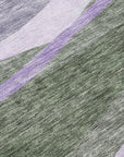 LOOMLAN Rugs Athena Green Washable Indoor-Outdoor Rug