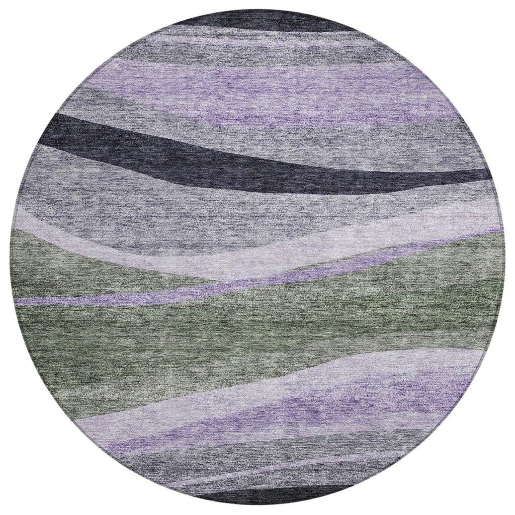 LOOMLAN Rugs Athena Green Washable Indoor-Outdoor Rug