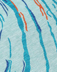 LOOMLAN Rugs Aureva Blue Washable Indoor-Outdoor Rug