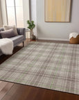 LOOMLAN Rugs Aurora Beige Washable Indoor-Outdoor Rug