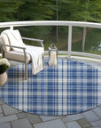 LOOMLAN Rugs Aurora Blue Washable Indoor-Outdoor Rug