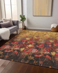 LOOMLAN Rugs Aurora Gold Washable Indoor-Outdoor Rug