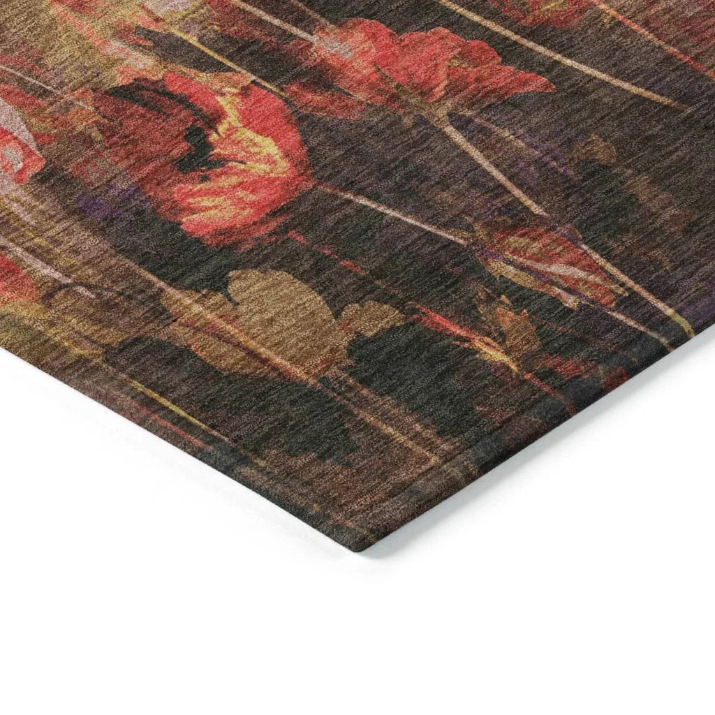 LOOMLAN Rugs Aurora Gold Washable Indoor-Outdoor Rug