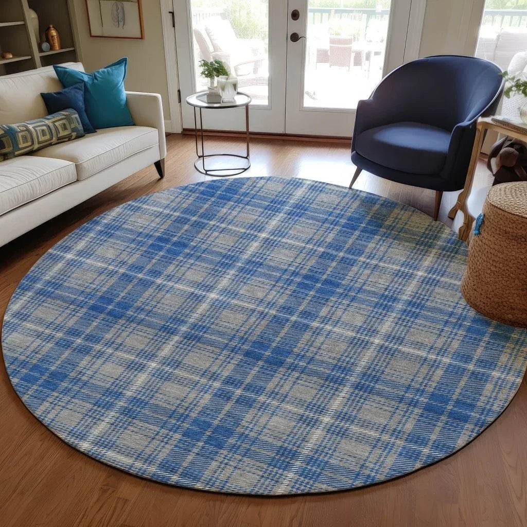 LOOMLAN Rugs Aurora Gray Washable Indoor-Outdoor Rug