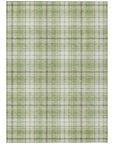 LOOMLAN Rugs Aurora Green Washable Indoor-Outdoor Rug