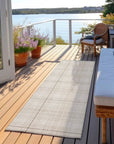LOOMLAN Rugs Aurora Ivory Washable Indoor-Outdoor Rug