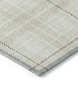 LOOMLAN Rugs Aurora Ivory Washable Indoor-Outdoor Rug