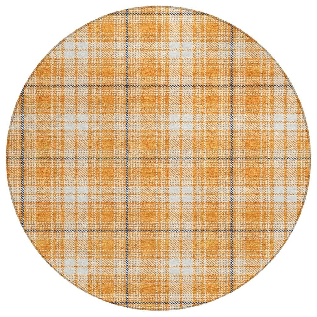 LOOMLAN Rugs Aurora Orange Washable Indoor-Outdoor Rug