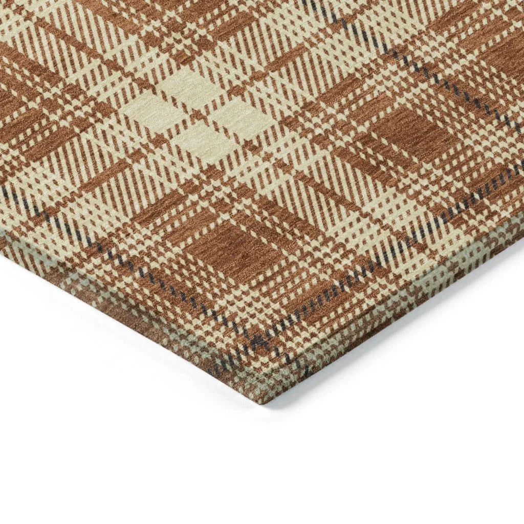 LOOMLAN Rugs Aurora Paprika Washable Indoor-Outdoor Rug