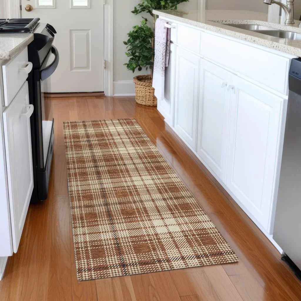 LOOMLAN Rugs Aurora Paprika Washable Indoor-Outdoor Rug