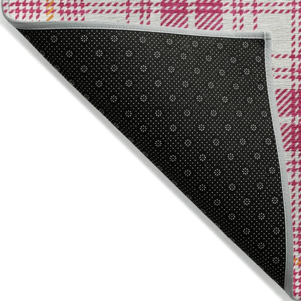 LOOMLAN Rugs Aurora Pink Washable Indoor-Outdoor Rug